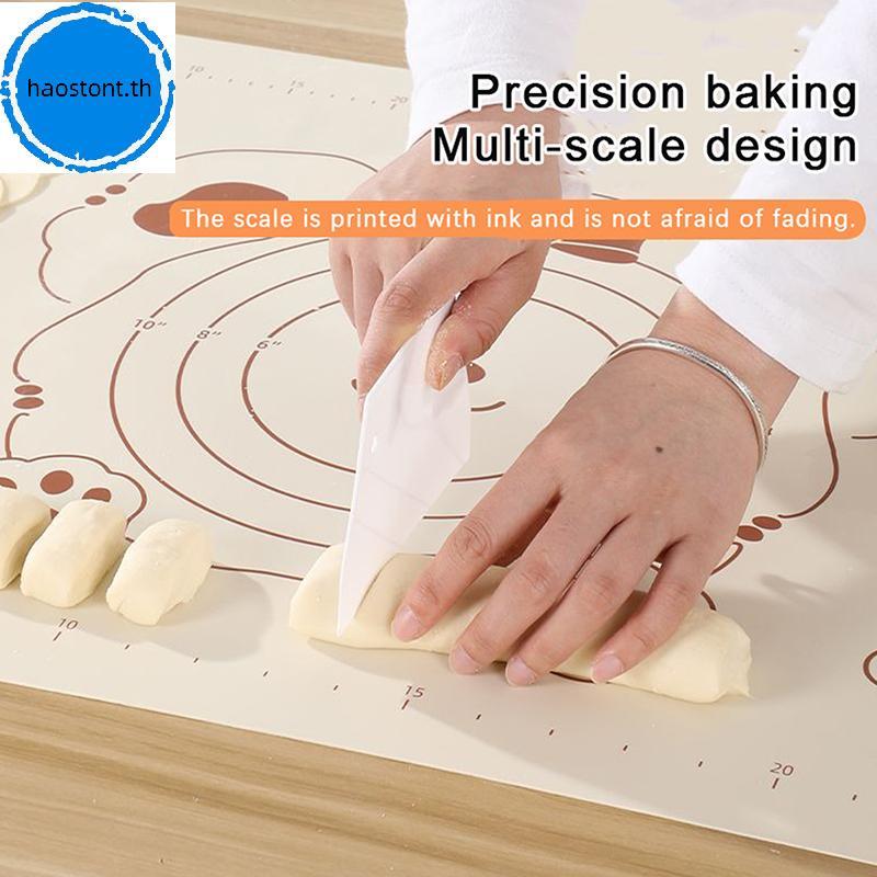 Hastont 1 ชิ้นซิลิโคน Pastry Mat Baking Mat Non-Sti Dough Mats Pastry Mats สําหรับ Rolling Dough พร้