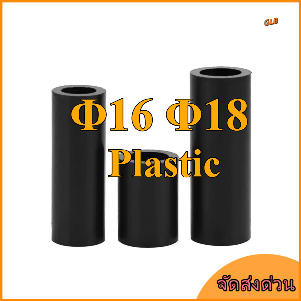 M10/M12 ฉนวนแยกคอลัมน์พลาสติกกระบอก Hollow ผ่านคอลัมน์สนับสนุน Spacer คอลัมน์ความสูงคอลัมน์ ABS เครื