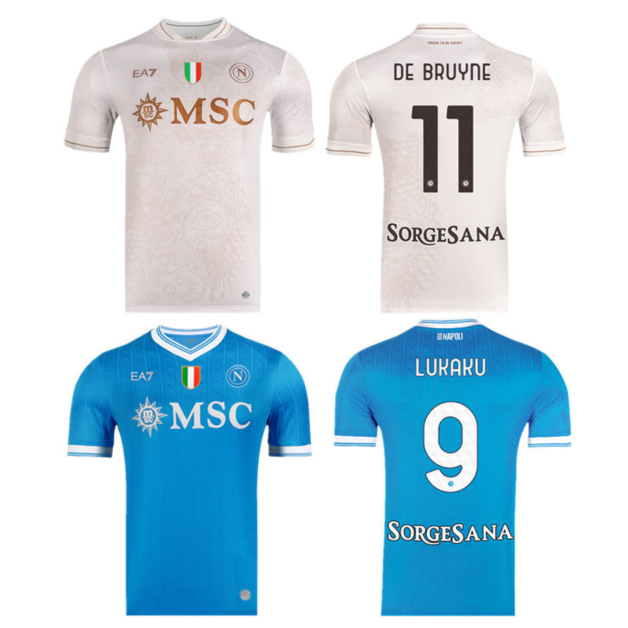 S-XXXXL Napoli Jersey 25/26 เวอร์ชั่นแฟนๆใหม่