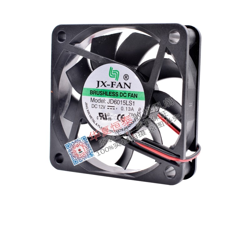 ยี่ห้อใหม่ JX-FAN JD6015LS1 6 ซม.6015 12V 0.13A Power Charger พัดลมระบายความร้อน