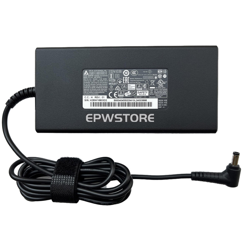 DELTA 20V 9A 180W เครื่องชาร์จอะแดปเตอร์ AC สําหรับ Gigabyte G6X 9MG-42AU854SH