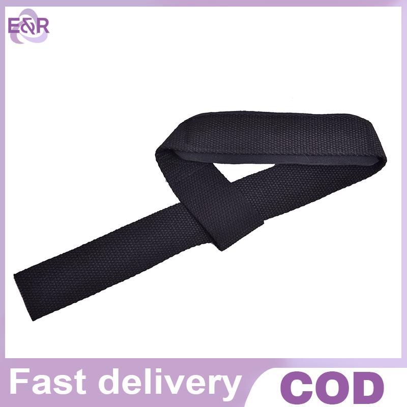 E&R Gym Lifting Straps เข็มขัดยกน้ําหนักข้อมือเพาะกายฟิตเนสสายรัด .