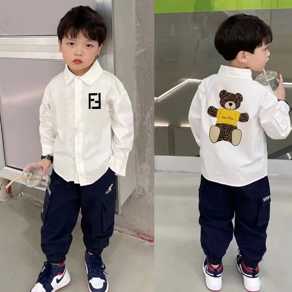 FENDI7022 เสื้อสูทเสื้อเชิ้ตแขนยาวลําลอง