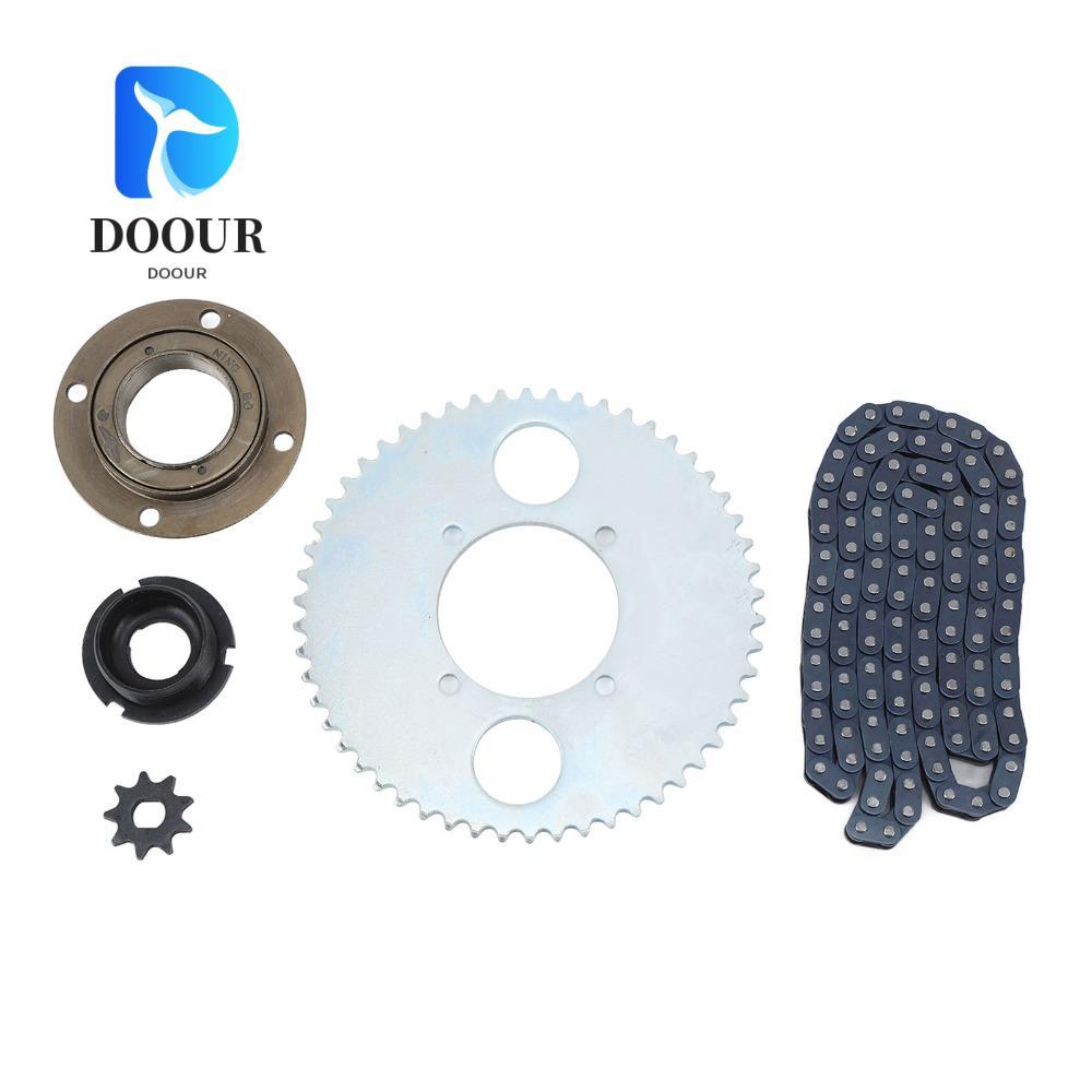 DOOUR ชุดเฟืองโซ่, T8F 54T T8F 9T ไดรฟ์เฟืองโซ่ชุด,โลหะทนทาน 116 Link ชุดเฟืองโซ่ DIY จักรยาน