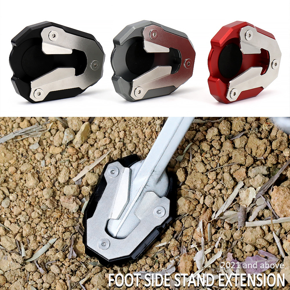 OT Motorcycle For Tiger900 GT LOW Kickstand Foot Side Stand Extension Pad Support Plate For TIGER Ti