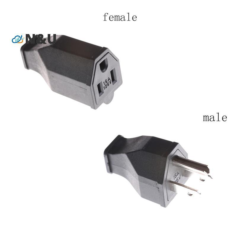 N&U AC 125V 15A ขั้วต่อสายไฟ 3 พินตัวแปลงปลั๊ก US ประสิทธิภาพสูง
0
0
0
0
0