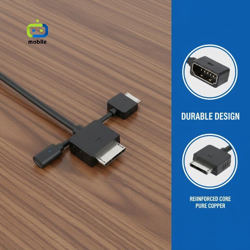[maygood] สาย Type C สําหรับ PSP Go สายชาร์จข้อมูลประเภท USB C สายแปลง LED สําหรับ PSP Go เกมคอนโซลส