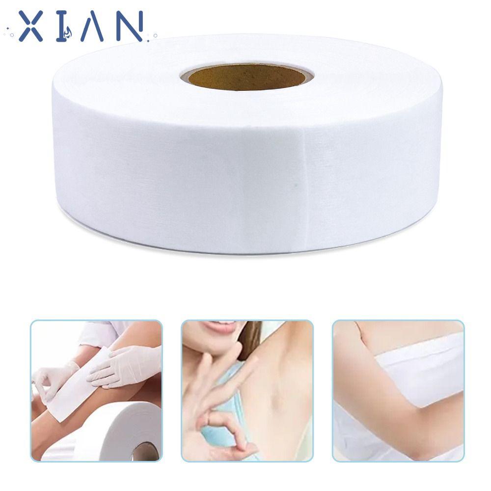 XIANEN กระดาษกําจัดขน, แถบแว็กซ์ Skin Care Hair Removal Wax Paper, Disposable Non-Woven Body Cloth W