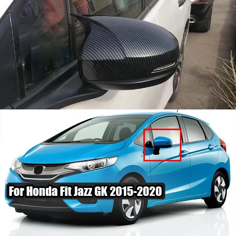 2015-2020 Honda Fit Jazz GK ฝาครอบป้องกันกระจกมองข้าง, อุปกรณ์เสริมป้องกันภายนอกรถยนต์