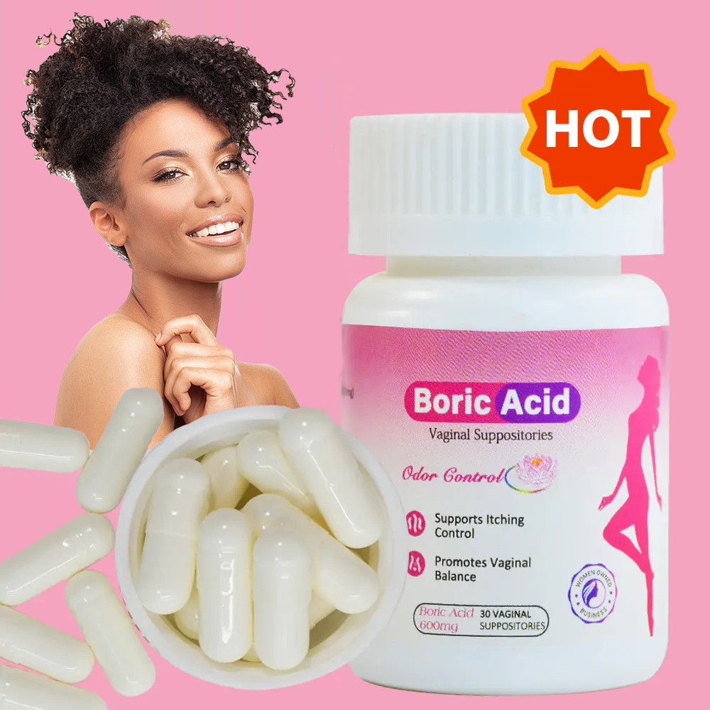 Yoni Pops Boric Acid ช่องคลอด Supposties酸胶