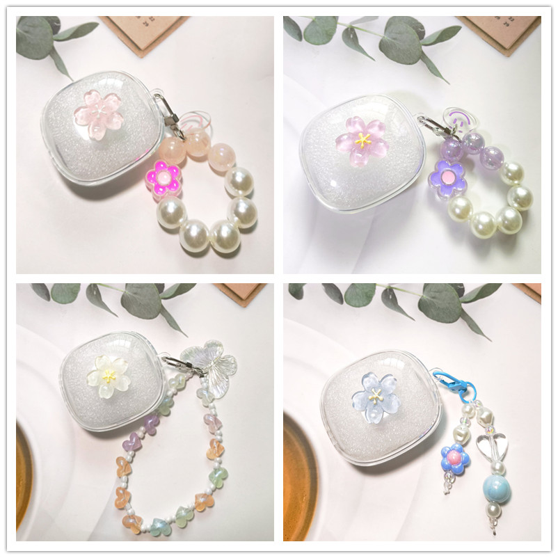 กล่องหูฟังที่ชัดเจนสำหรับ QCY MeloBuds Pro / arc Buds Lite / AilyBuds Pro ซิลิโคนอ่อนสำหรับ QCY C50