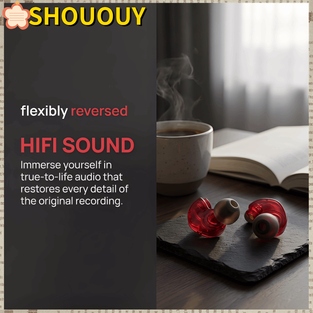 SHOUUY 2PCS เปลี่ยนหูฟังหัว,อินเทอร์เฟซ MMCX ที่ถอดออกได้ Pluggable หูฟัง,น้ําหนักเบา HiFi หูฟังสําห