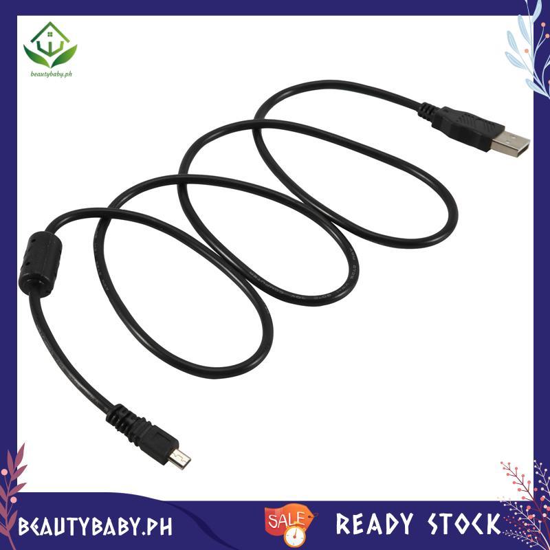 [beautybaby.ph] -E6 Data Cable กล้องดิจิตอล USB Mini 8 Pin Universal สําหรับพร้อมวงแหวนแม่เหล็ก