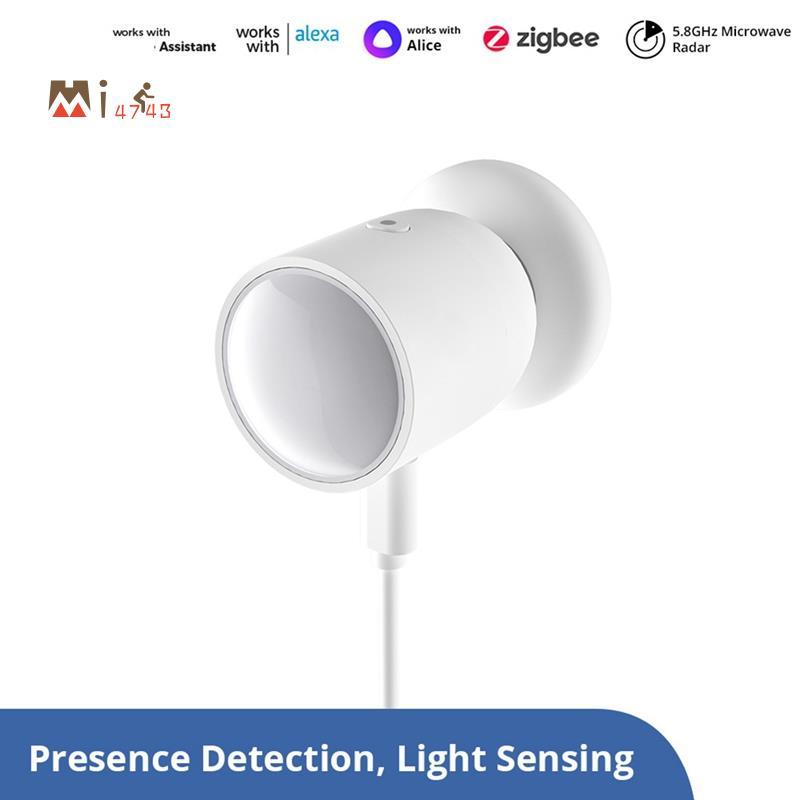 Mi4743SNZB-06P เครื่องตรวจจับ Motion Light Sensing Human Presence Sensor Zigbee สําหรับ Smart Home A