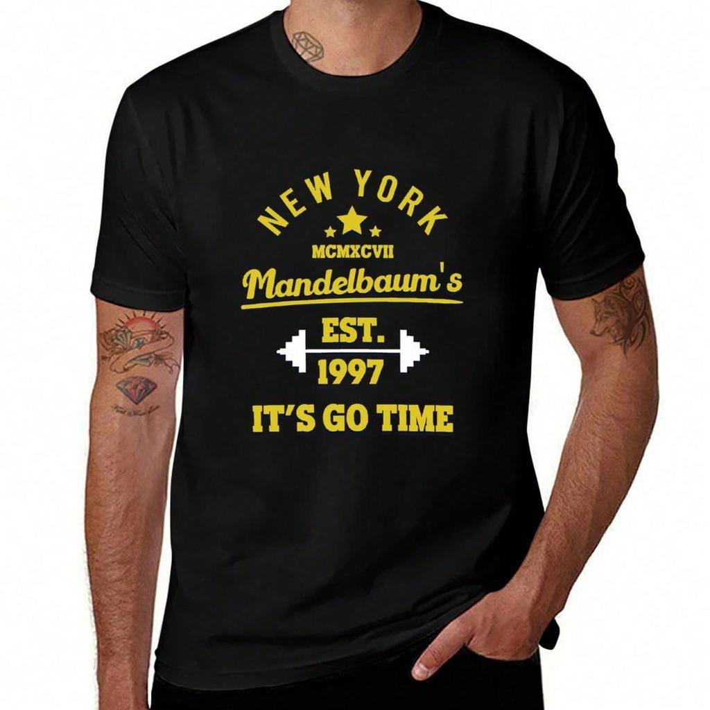 Mandelbaum's Gym - It's Go Time! Essential T-Shirt t shirt custom print t shirt men 100% cotton luxu