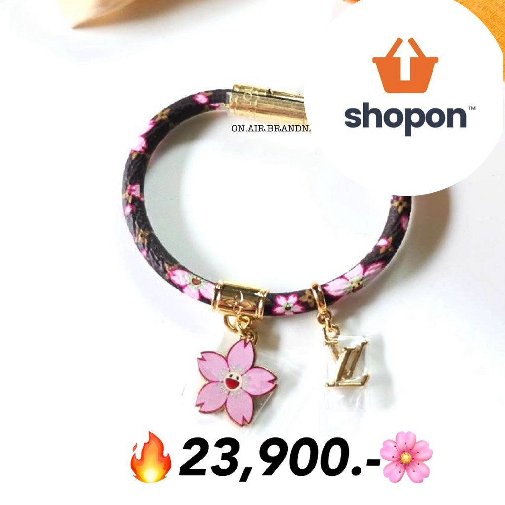 New LV x TM bracelet cherry blossom กำไลข้อมือ น่ารักมากๆ