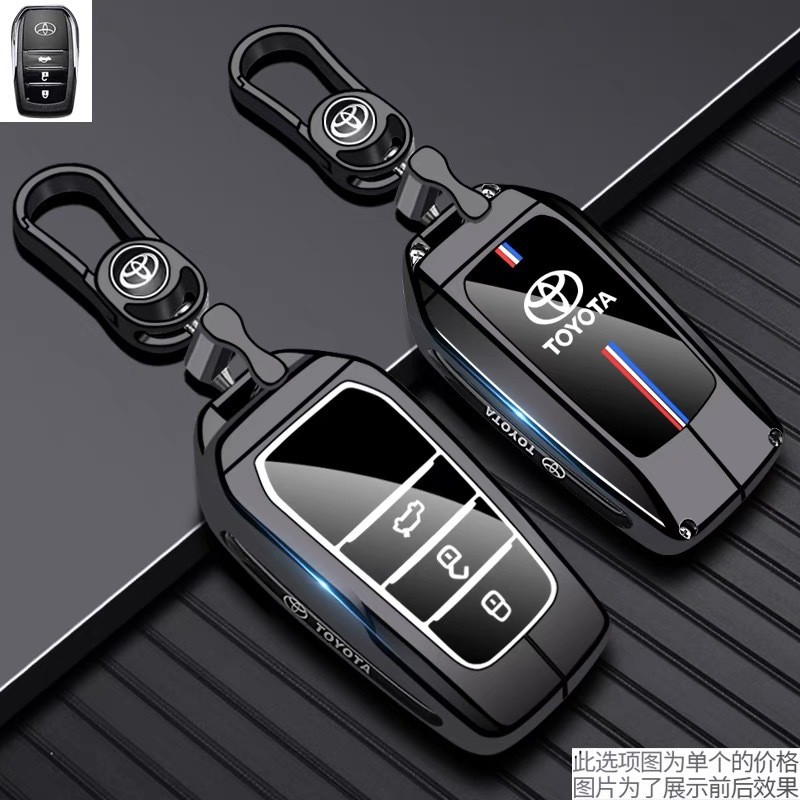เหมาะสําหรับ TOYOTA Camry ฝาครอบกุญแจ TOYOTA Henland Corolla RAV4 RAV4 RAV4 RAV รถกระเป๋าหัวเข็มขัด 