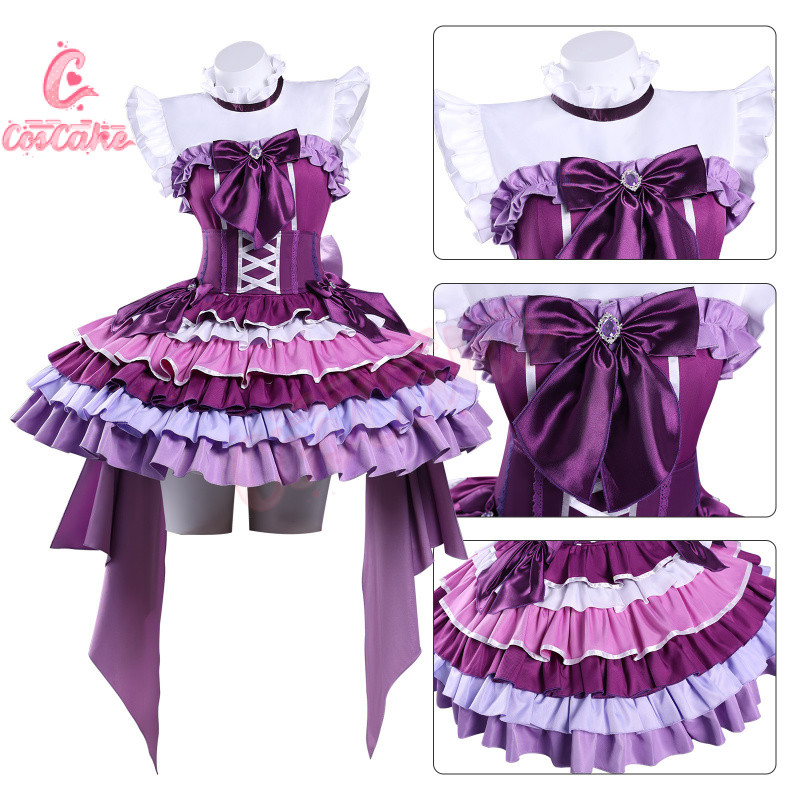 Puella Magi Madoka Magica Akemi Homura Complete set of cosplay songwriting costumes