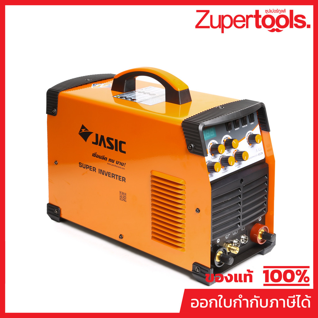 JASIC เครื่องเชื่อม TIG/MMA 200/160 แอมป์ รุ่น TIG200PACDC(E20101) ระบบ AC/DC แรงดันไฟ 1 เฟส 220 โวล