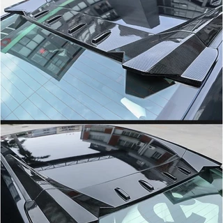 สปอยเลอร์ด้านหลัง Wing Tail สําหรับ Honda Civic 10th Gen 2016-2020 4 ประตูหลังคา Trunk Air Dam Deflector กีฬา Glossy สีดํา Tuning Body Kit