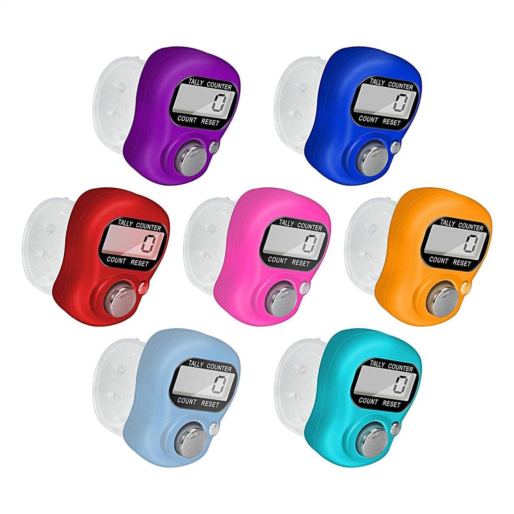 Pitch Counter Clicker Electronic Finger Counter Digital Handheld Tally Clicker แหวนนิ้วมือ Tally Cou