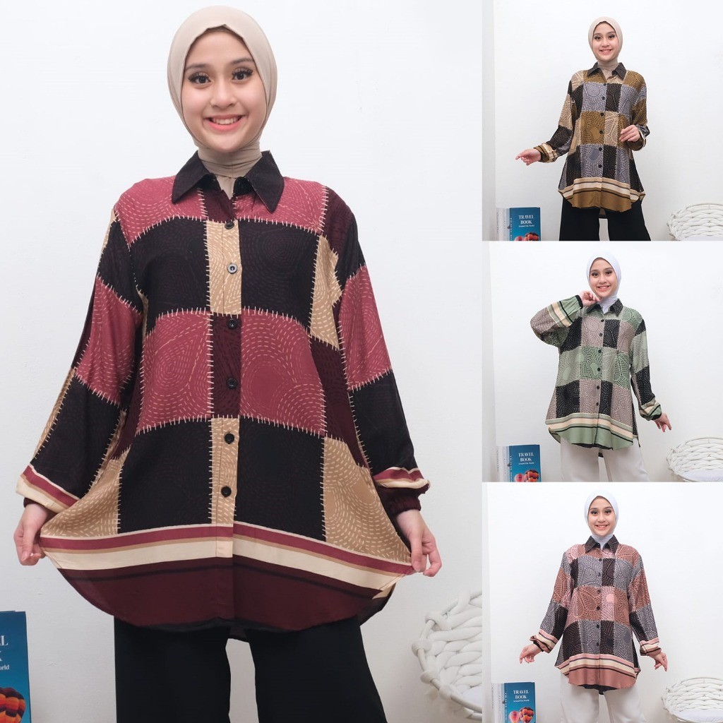 PMD ST36A SemiTunic Rayon Premium LD120 LD110 Allsize Womens Top แขนยาวยืดหยุ่น