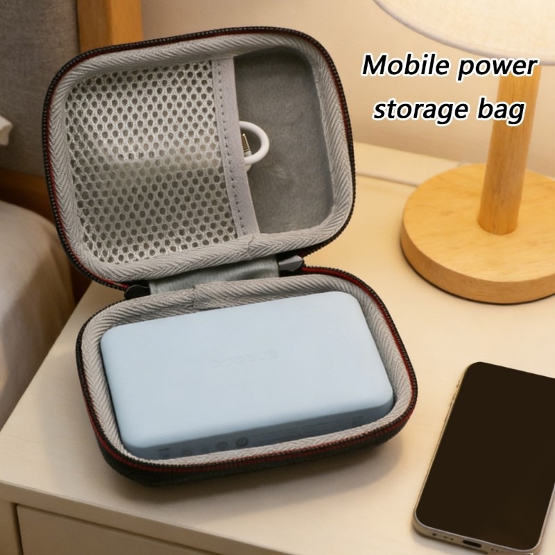 QUU Slimmer Profile EVA สําหรับ 5000mAh Powerbank กระเป๋าผ้าด้านในนุ่ม