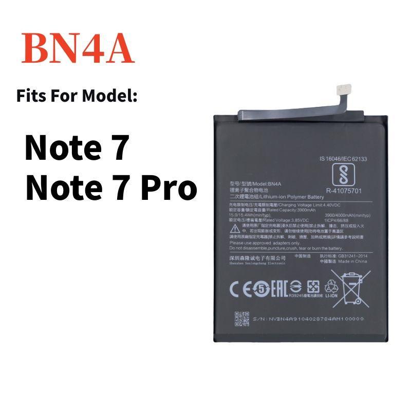 Battery BN4A Compatible For แบตเตอรี่ Redmi แบต Note 7 Note 7 pro