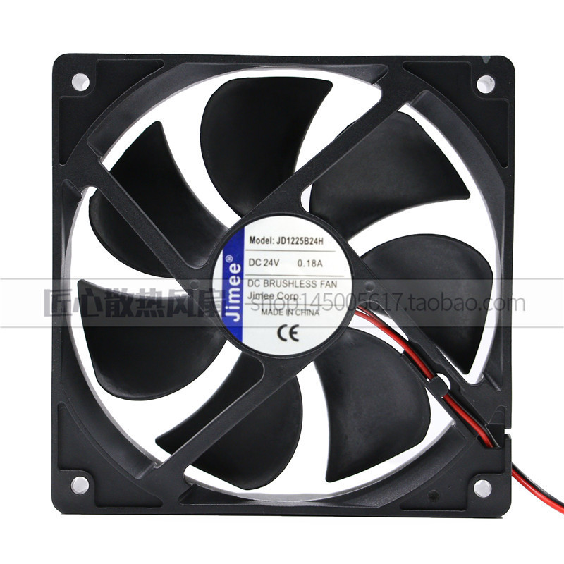 [พัดลมระบายความร้อน] JD1225B24H JIMEE 24V0.18 A 120 * 120 * 25 มม. พัดลมระบายความร้อนอินเวอร์เตอร์เง