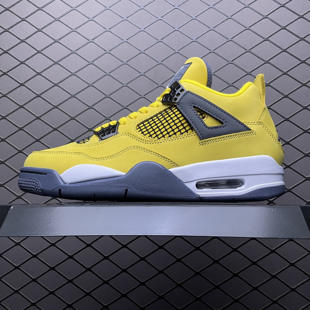 Ct8527-700 Air Jordan 4 Retro "Lightning" AJ4 Jordan 4 Electric Female