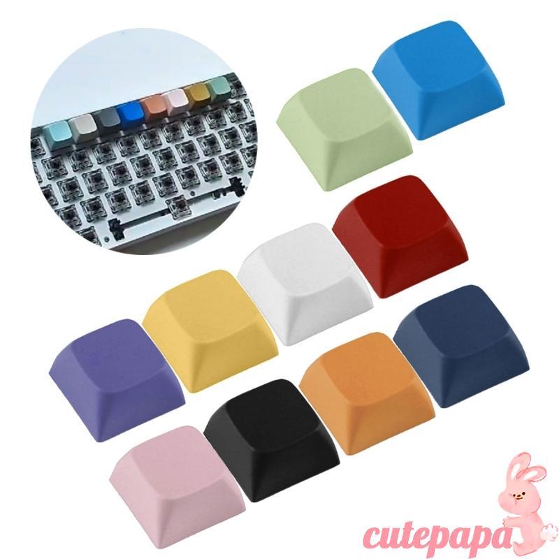 Cutep 10 ชิ้น XDA2 Keycaps 1U หลายสี Pbt Keycap สําหรับเกมคีย์บอร์ด Keycap
