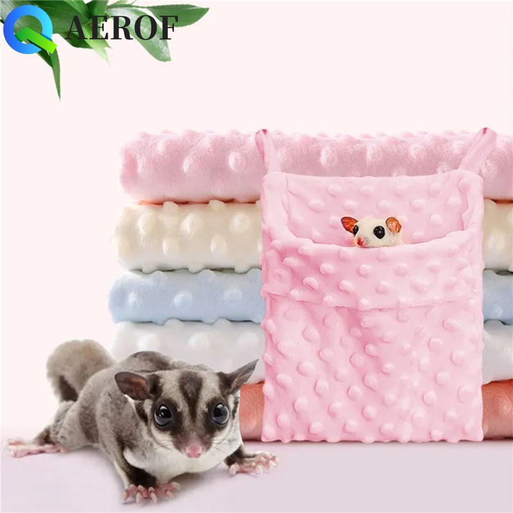 AEROF ที่นอนสัตว์เลี้ยงขนาดเล็ก, Warm Soft Hamster Hangings Nest, Pet Accessories กระเป๋าแกว่งสบาย P