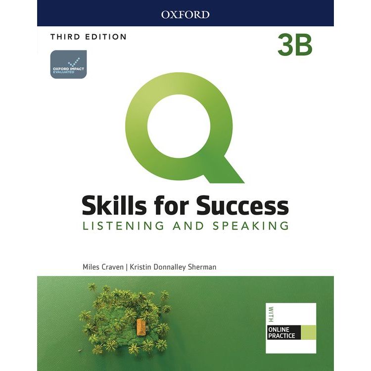 Bundanjai (หนังสือ) Q: Skills for Success 3rd ED 3 : Listening and Speaking: Student Book B +iQ Onli