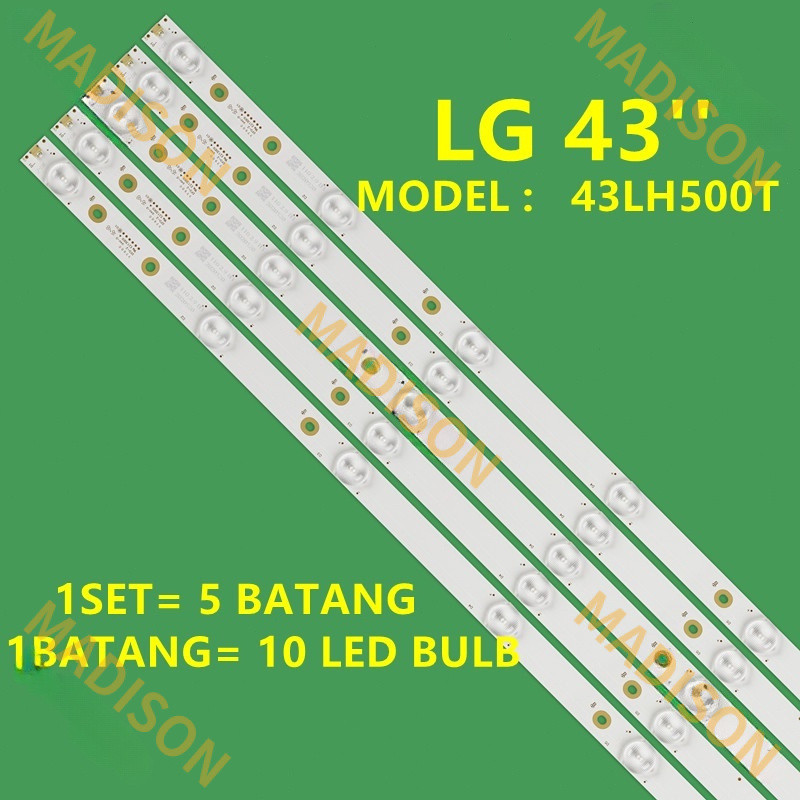 ใหม่ 43lh500t 43 นิ้ว LED backlight สําหรับทีวี lampu 43lh500 43 นิ้ว
