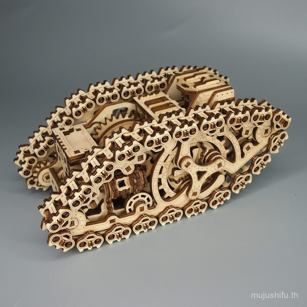 Ugear สไตล์เดียวกัน 3d ประกอบถังไม้ Mechanical Transmission รุ่นของขวัญวันเกิดของเล่น DIY เด็กผู้ใหญ