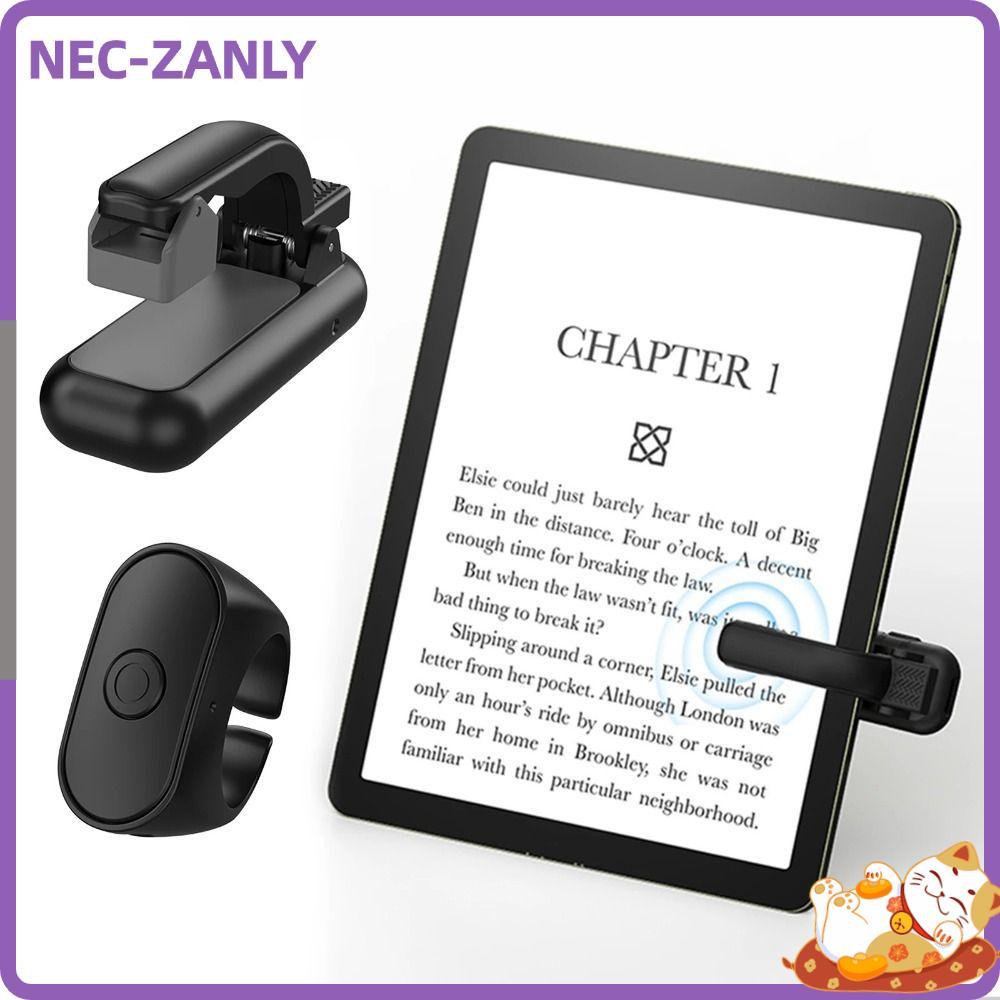 NEC-ZANLY Page Turner Remote, ABS Lightweight E-book Page Turner, 2-in-1 Remote Recording Triggers