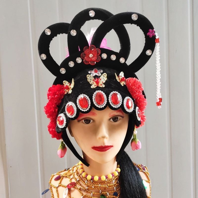 หมวกละครเวียนแบบ Boudoir Dream และ Huang Mei สำหรับ Qingyi Huadan