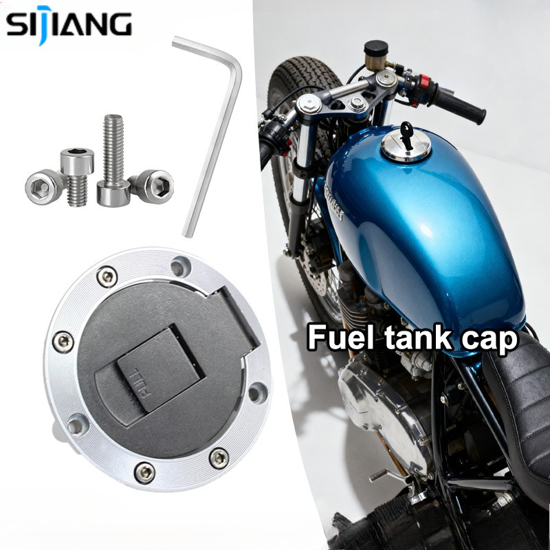 XIJIANG กุญแจถังแก๊สแบบกลมและหมวกสําหรับ Viar Kaisar Tossa Jialing และรถจักรยานยนต์สามส้นอื่นๆ