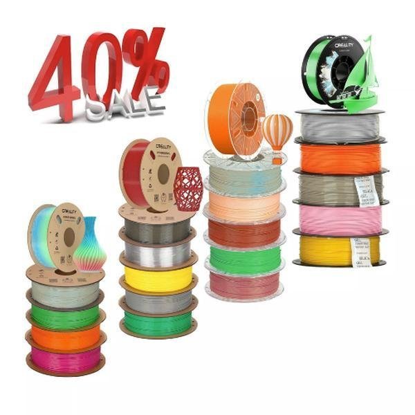 CREALITY 3D Creality Soleyin Ultra/Hyper RFID/CR Series 1.75 มม.เส้นใย Ultra PLA MATTE PETG Silk PLA