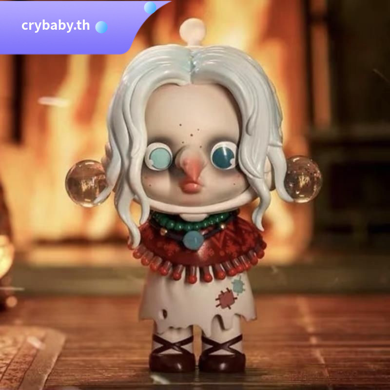 POPMART SKULLPANDA Adams Family Series ฟิกเกอร์อินเทรนด์