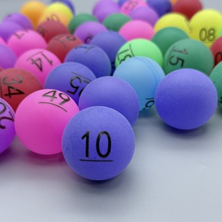 ลูกบอลจํานวนพลาสติกหลากสี 1.57 นิ้ววาด ข้อเสนอ ลูกบอลที่มีตั…