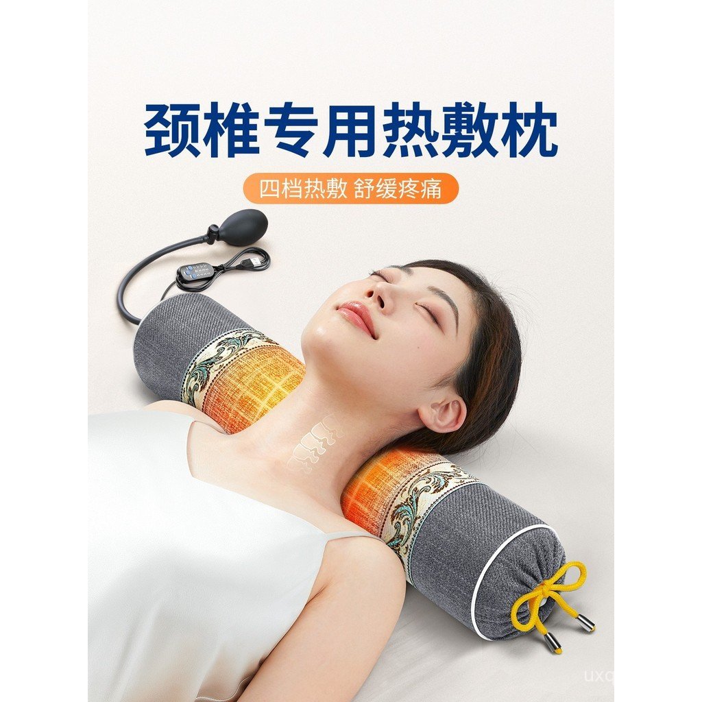 ช่วยนอนหลับหมอนปวดความร้อนลูกอมหมอนบัควีทซ่อมทรงกระบอกกระดูกสันหลังส่วนคอเมล็ดขี้เหล็กปกป้องหมอนกระด