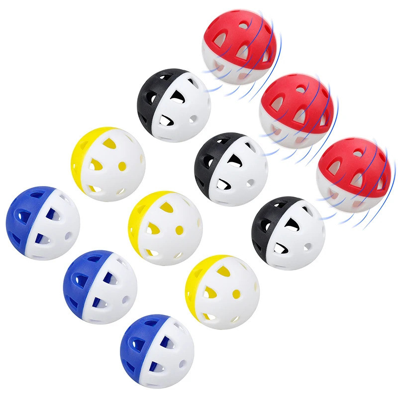 12Pcs Soft Practice Golf Balls Limited Flight Golf Balls for Backyard Driving - Realistic Feel Train
