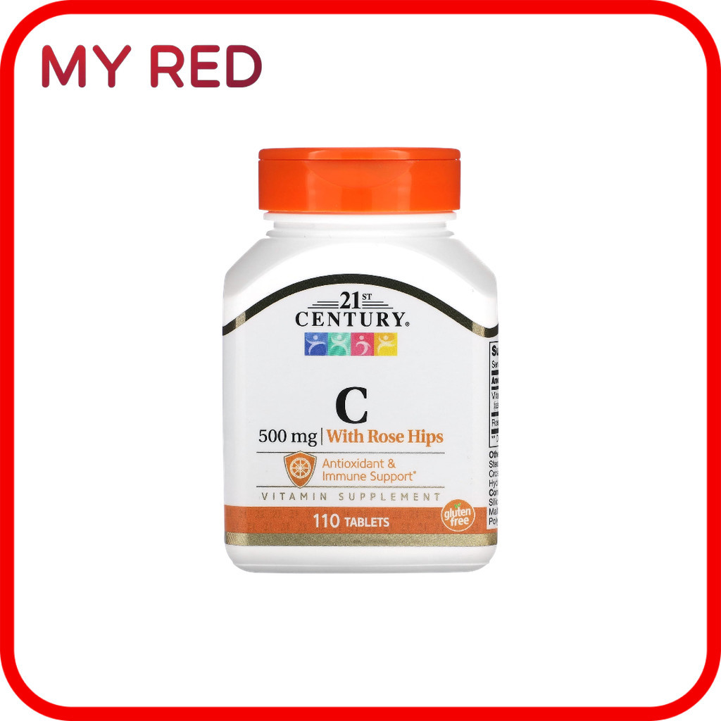21st Century, Vitamin C with Rose Hips, 500 mg
