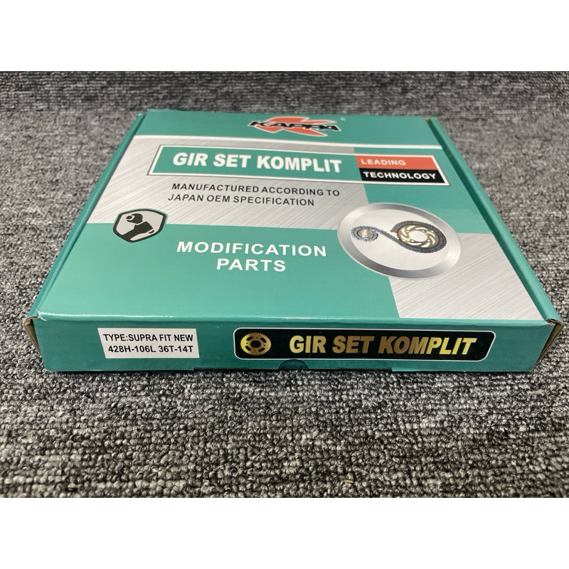 ชุดเกียร์ GIR SET KAPPA CHAIN PACKAGE SUPRA FIT NEW SUPRA TFL TFL TFL