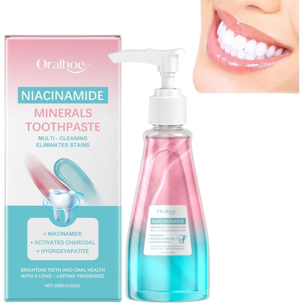 2025 New Niacinamide Whitening Toothpaste, Fresh Breath & Deep Cleaning, Triple Whitening (1)