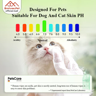 [Bratvee] ถุงมือทำความสะอาดสัตว์เลี้ยง ถุงมืออาบแห้งสุนัข-แมว Pet Grooming Gloves 6ชิ้น/แพ็ค