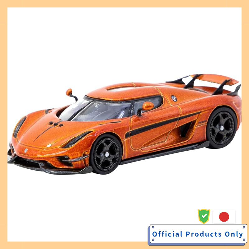 Speedmaster Japan TARMACWORKS 1/64 Koenigsegg Regera Orange Metallic Black Stripes Finished Model T6