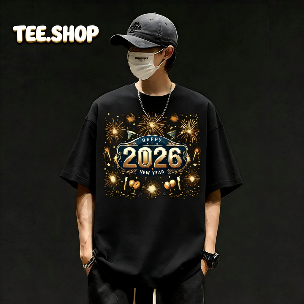 TEE·SHOP🍀เสื้อแฟชั่น เสื้อยืด oversize ผ้าฝ้าย100% แนวสตรีท ไม่ต้องรีดผ้า สวมใส่สบาย ผ้านิ่ม  ลาย  "
