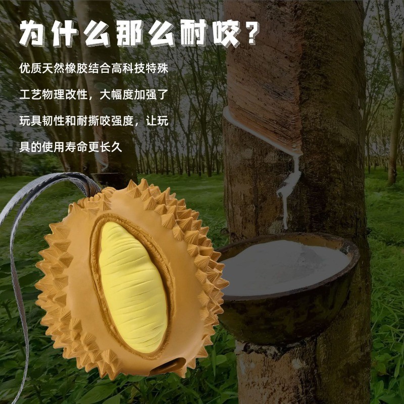 Petopia Dog Toy Durian Chew Proof Treat Dispenser Ball for Boredom Relief Interactive